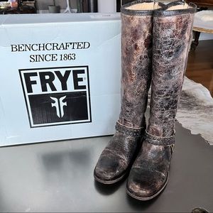 Frye Phillip Studded Harness boots